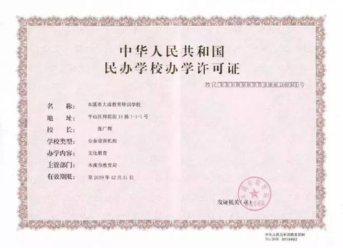 北京大成学能教育咨询公司